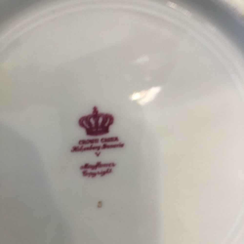 Crown China Kohenberg Bavaria Mayflower plates - Picture 3 of 4
